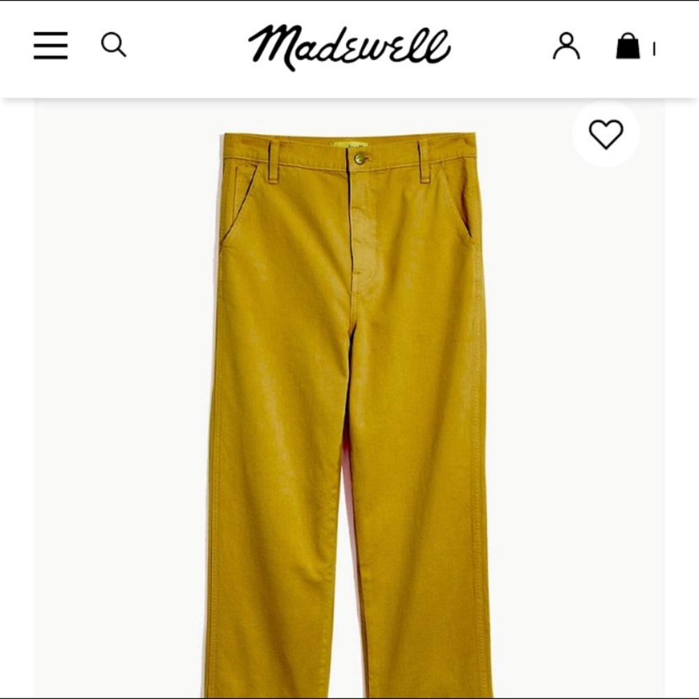 Madewell Classic straight pants size 26